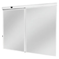 Puerta Automática Con Seg Slider Bldc 2,20m 1 Hoja Gris