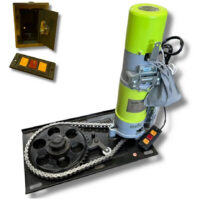 Motor Paralelo Motic Pm-800 400w 650nm Para Cortinas Metálicas Con Botonera Verde Claro 50hz